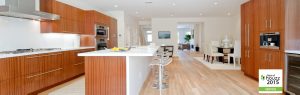 Sapele  Wood Contemporary Kitchen San Francisco