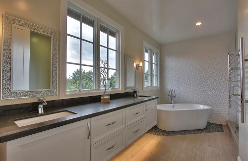 Contemporary floating vanity