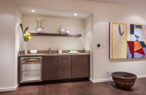 contemporary kitchenette